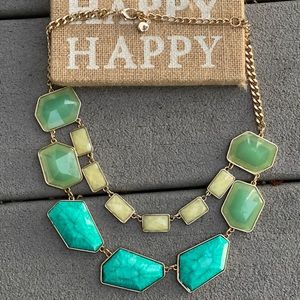 Multi Color Statement Necklace